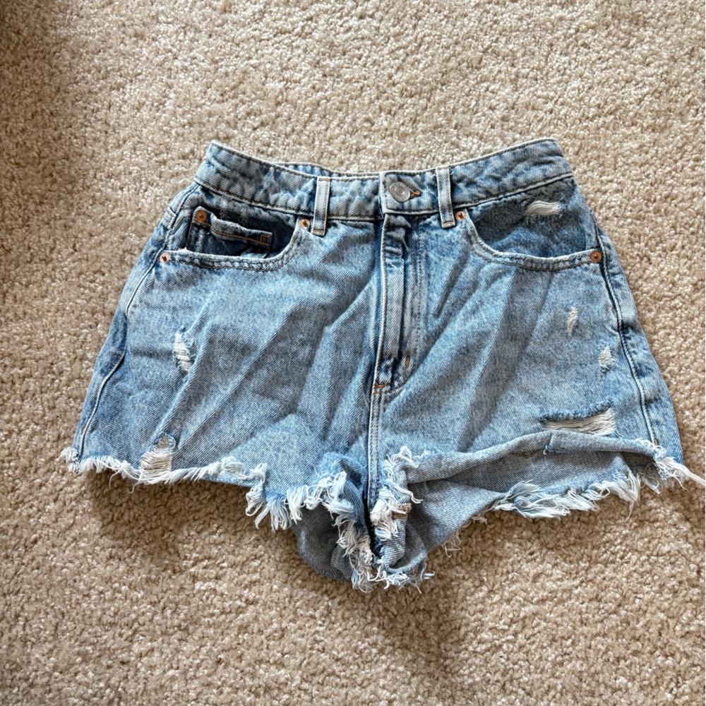 Garage Denim Blue Festival Shorts